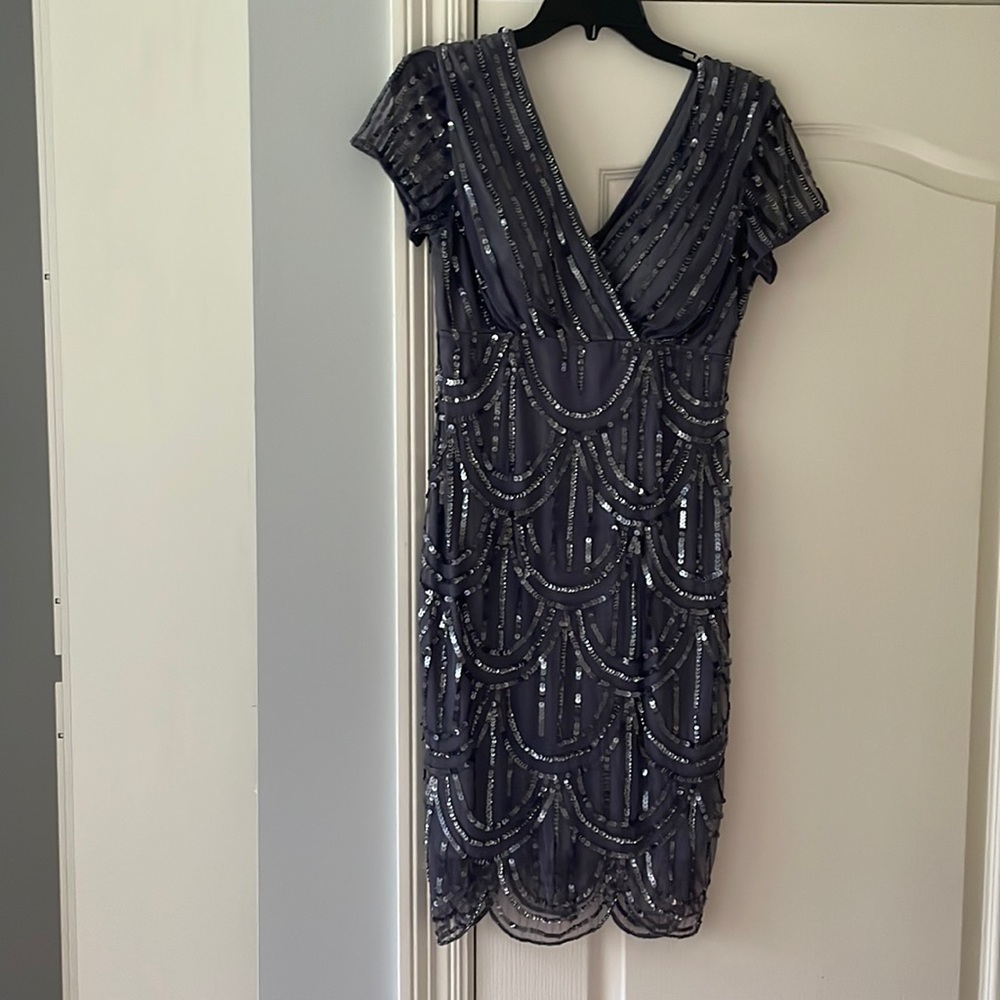 Grey sequin dress - pic shows missing sequins but not noticeable from a far